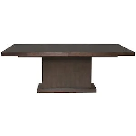 Casual Single Pedestal Dining Table